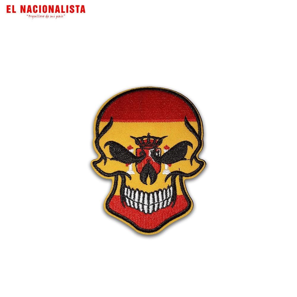 Parche Térmico Calavera Bandera España – Skull Patriótico