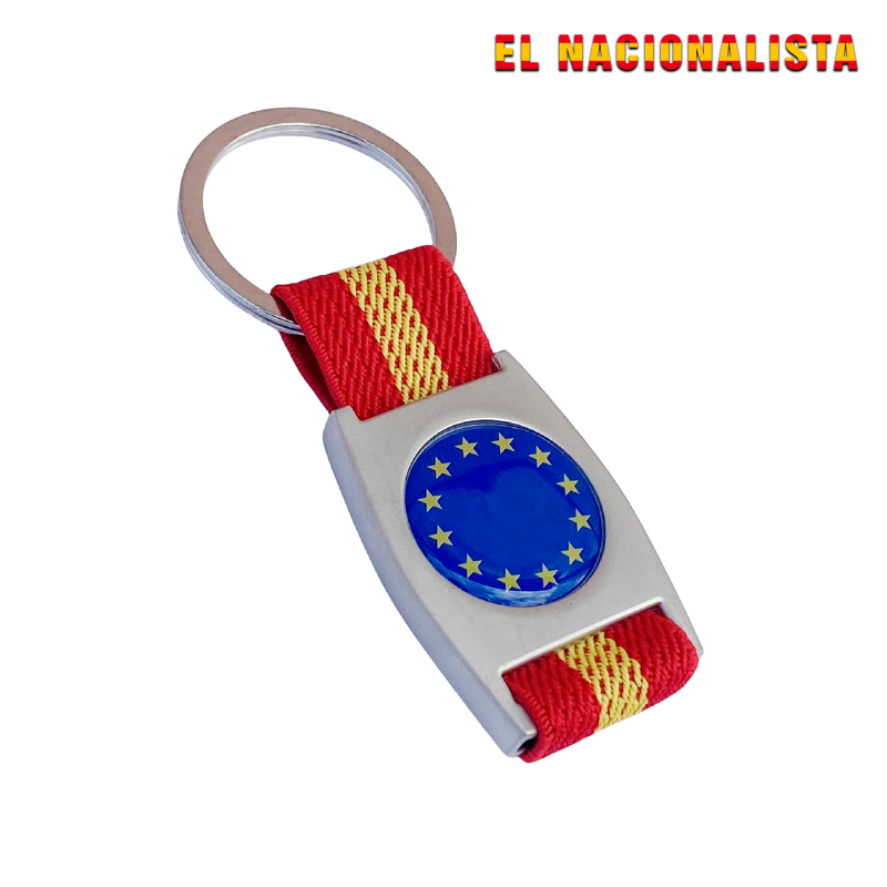 Llaveros: Llaveros de Europa con cinta elástica
