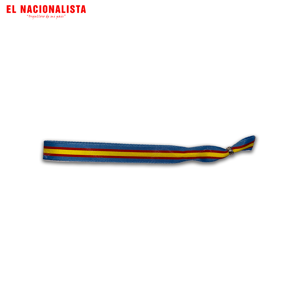 Pulsera Bandera España – Azul con Rayas