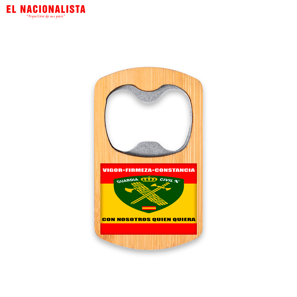 Abridor de Botellas Guardia Civil España – Abre Cervezas con Emblema de la Guardia Civil