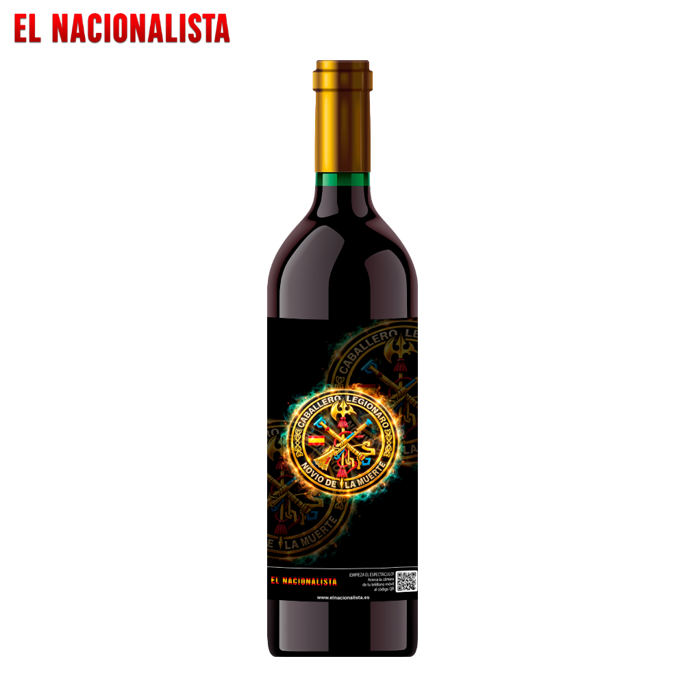 Vino Tinto Caballero Legionario Novio de la Muerte – Edición Especial El Nacionalista