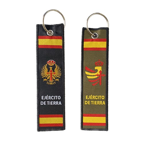 Llavero: Llavero de Tela "Ejercito de Tierra" v6