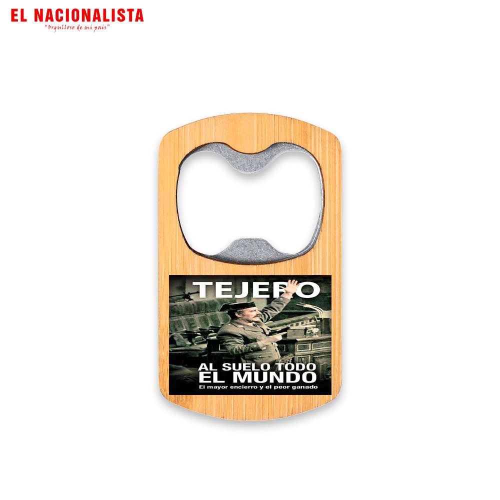 Abridor de Botellas Tejero Al suelo todo el mundo – Práctico y Original Tejero Al suelo todo el mundo