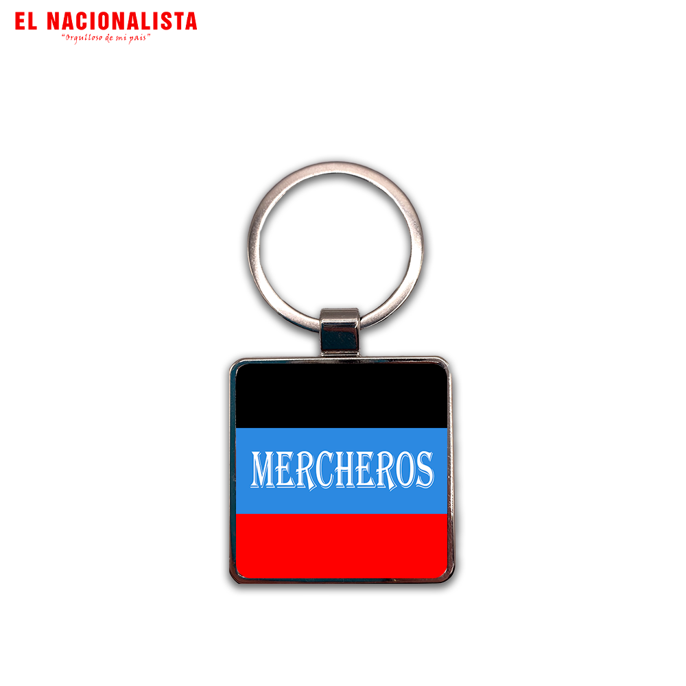 Llavero Cuadrado Bandera Merchera