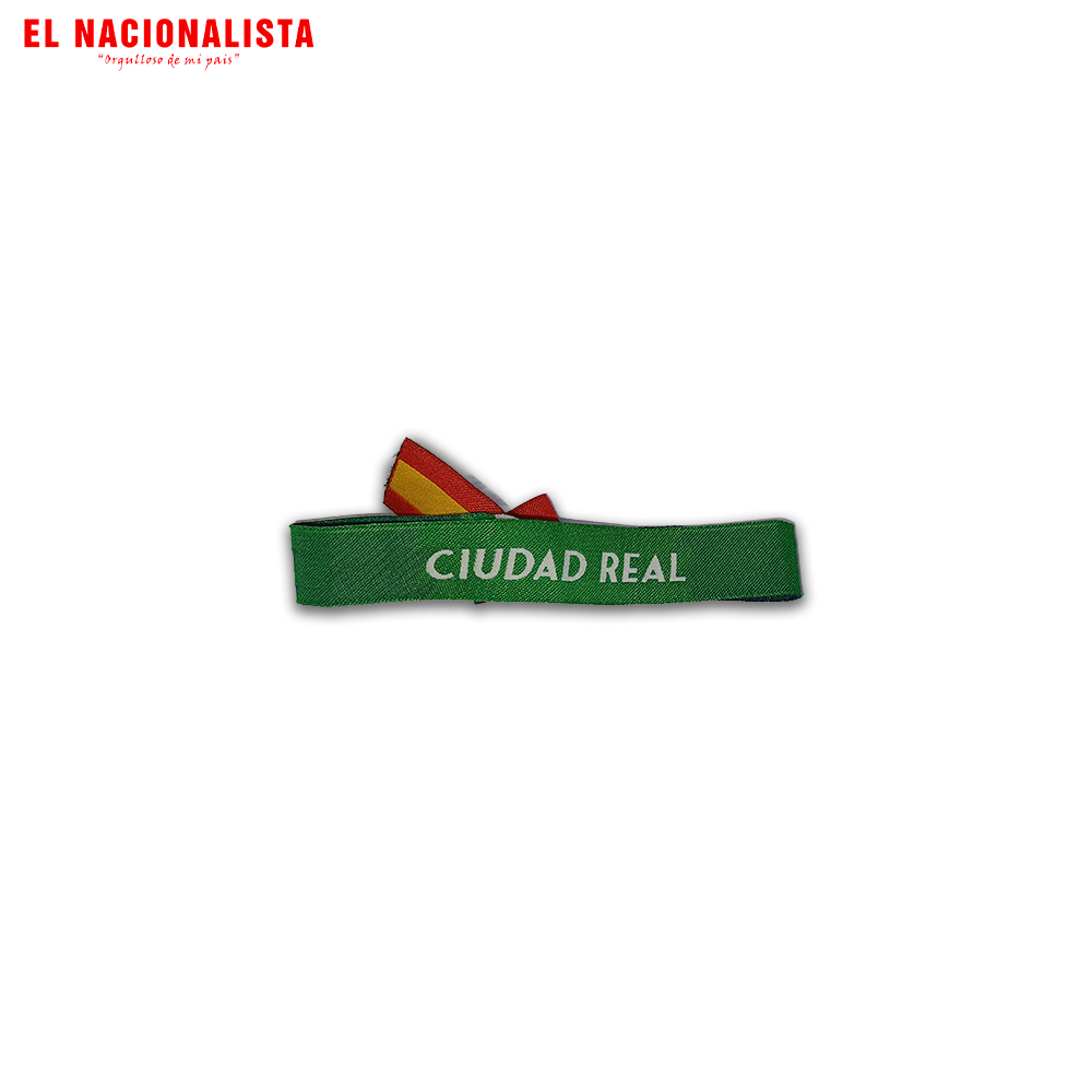 Pulsera Verde Ciudad Real – Recuerdo de España