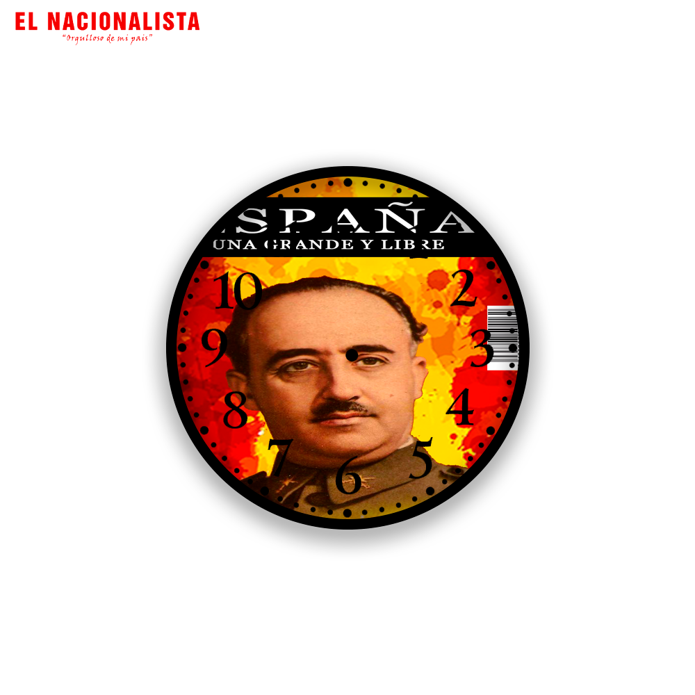 Reloj de Pared España Grande y Libre Franco – Puntualidad con Estilo España Grande y Libre Franco