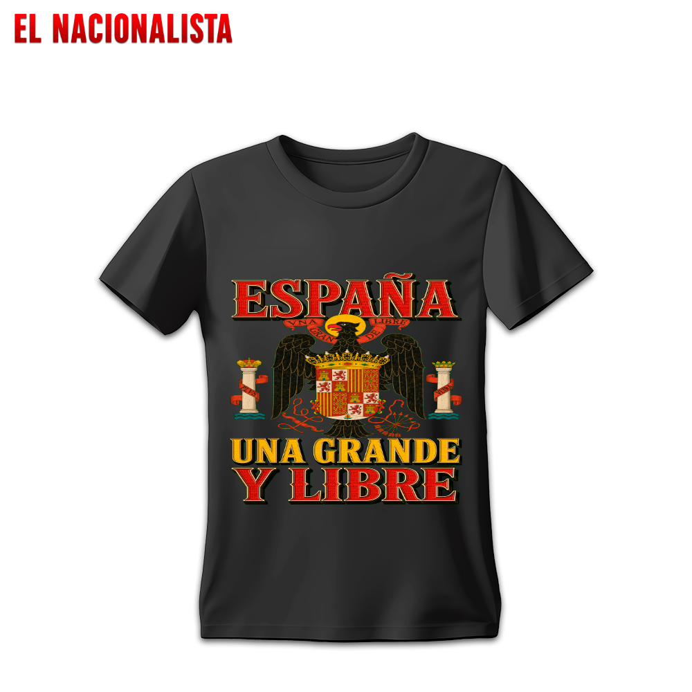 Camiseta España una Grande y Libre Águila Vintage