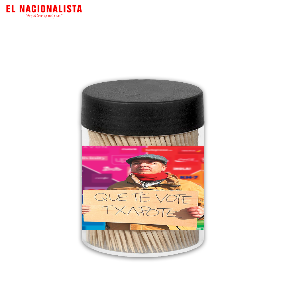Palillero Que te vote Txapote – Detalle para tu Mesa Que te vote Txapote