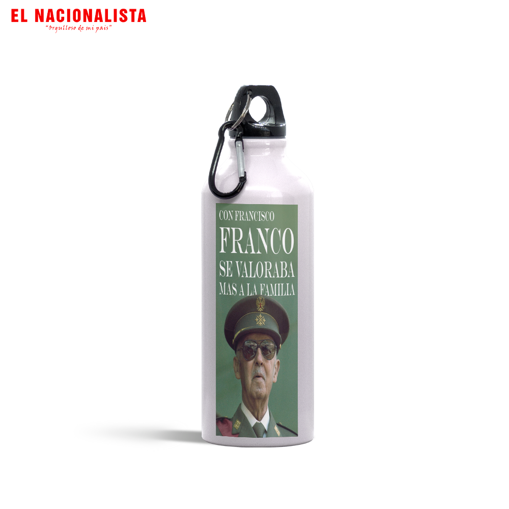 Cantimplora Con Francisco Franco se valoraba la Familia