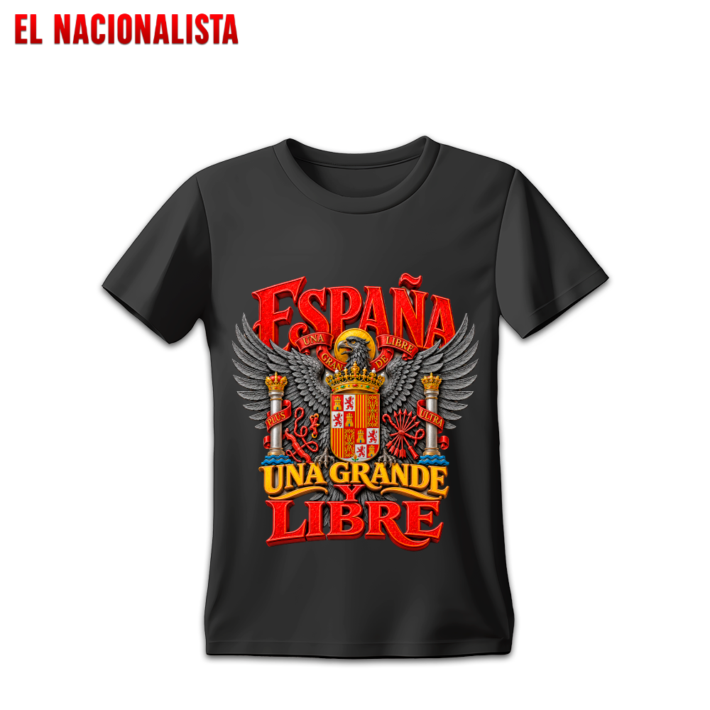 Camiseta España una Grande y Libre Águila Grande