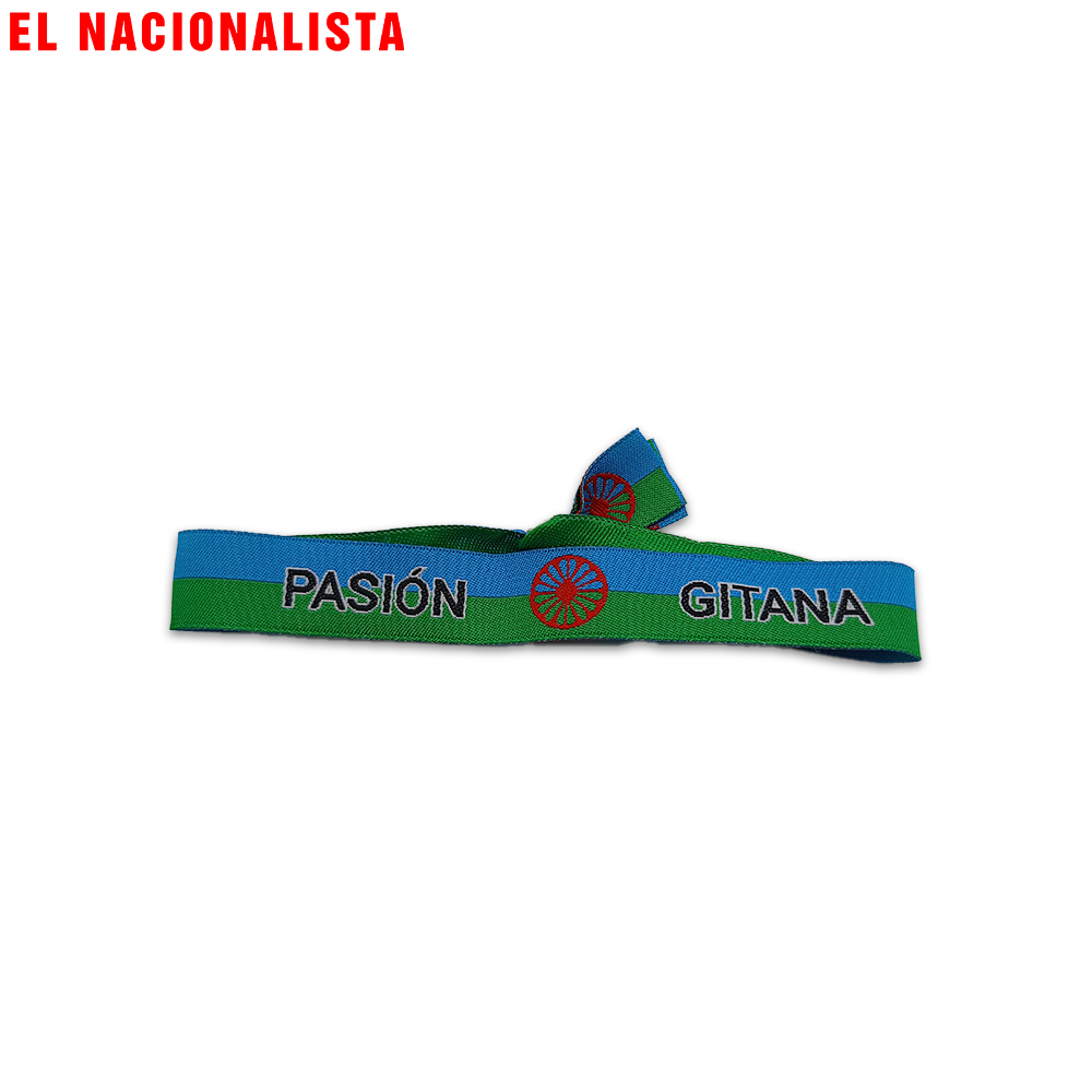 Pulsera Pasión Gitana – Azul y Verde Romaní