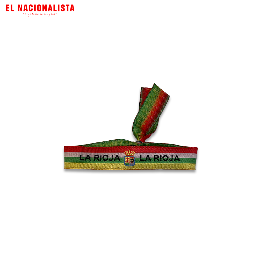 Pulsera La Rioja – Bandera con Escudo