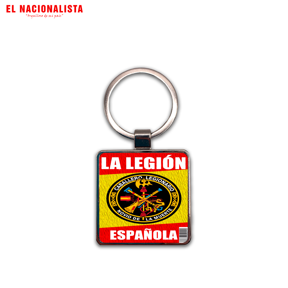 Llavero Cuadrado Caballero Legionario