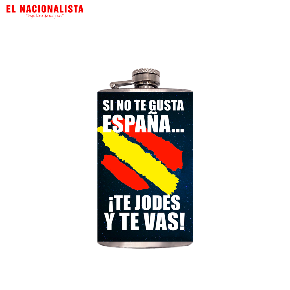 Petaca Metálica Galáctico – Licorera de Bolsillo Galáctico