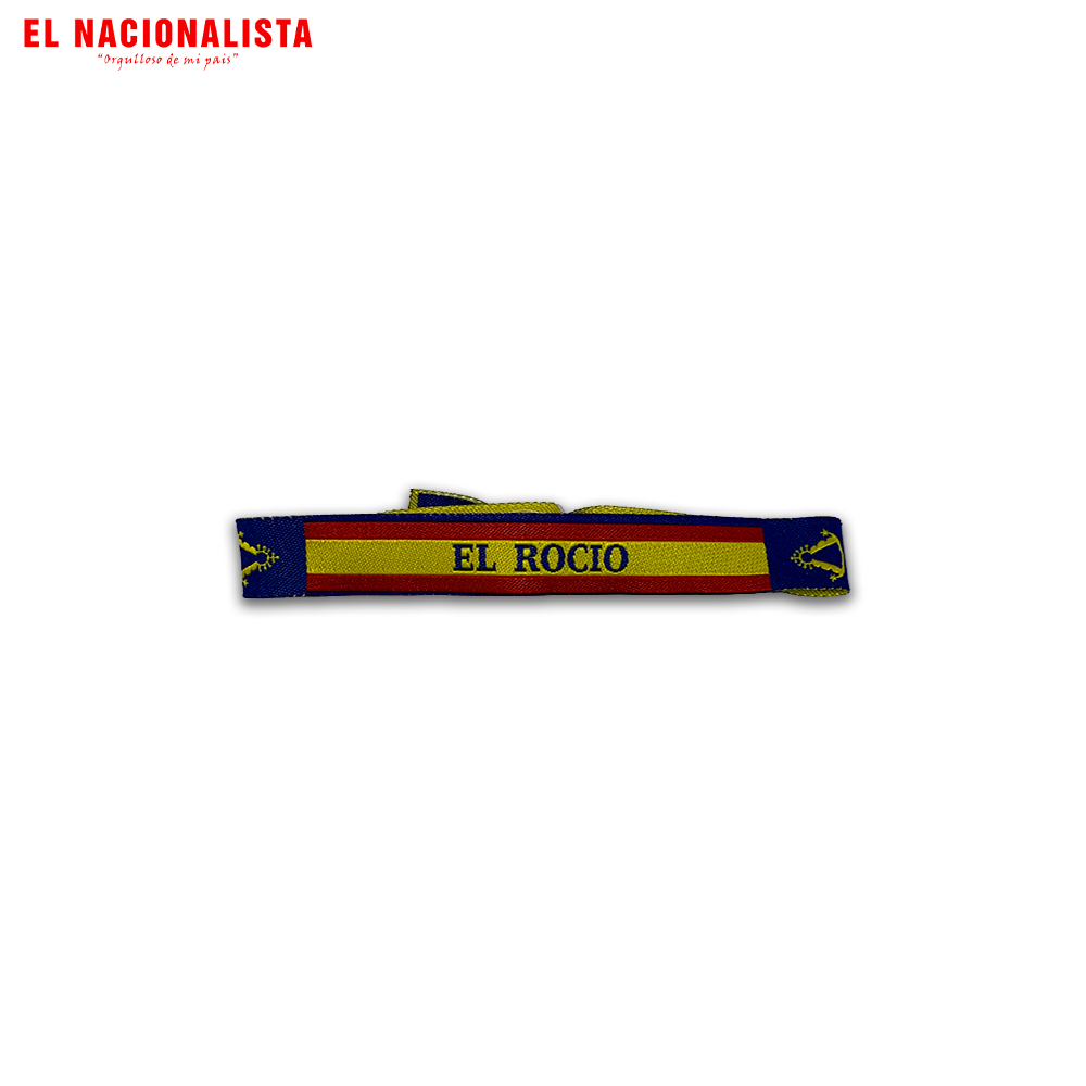 Pulsera El Rocío – Azul Bandera España
