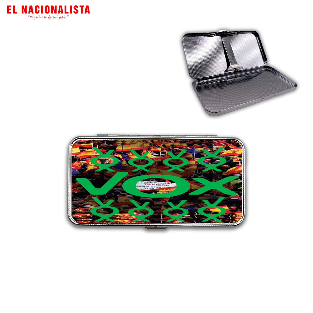 Pitillera Vox con muchos Vox – Elegancia de Bolsillo Vox con muchos Vox
