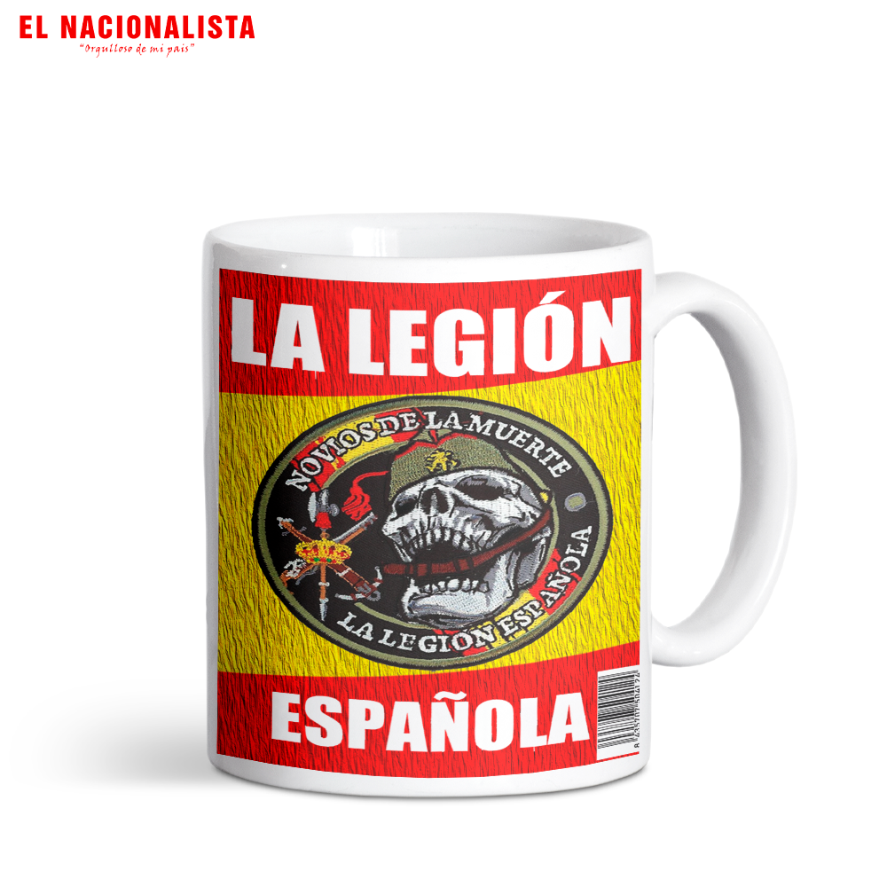 Taza de Cerámica Legión Española Novios de la Muerte – Mug con Emblema Legionario