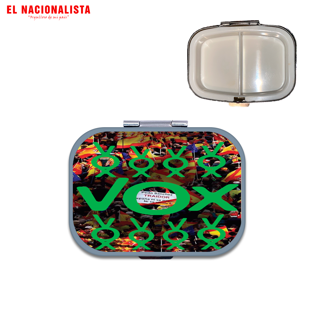 Pastillero Cuadrado Vox con muchos Vox – Práctico y con Estilo Vox con muchos Vox
