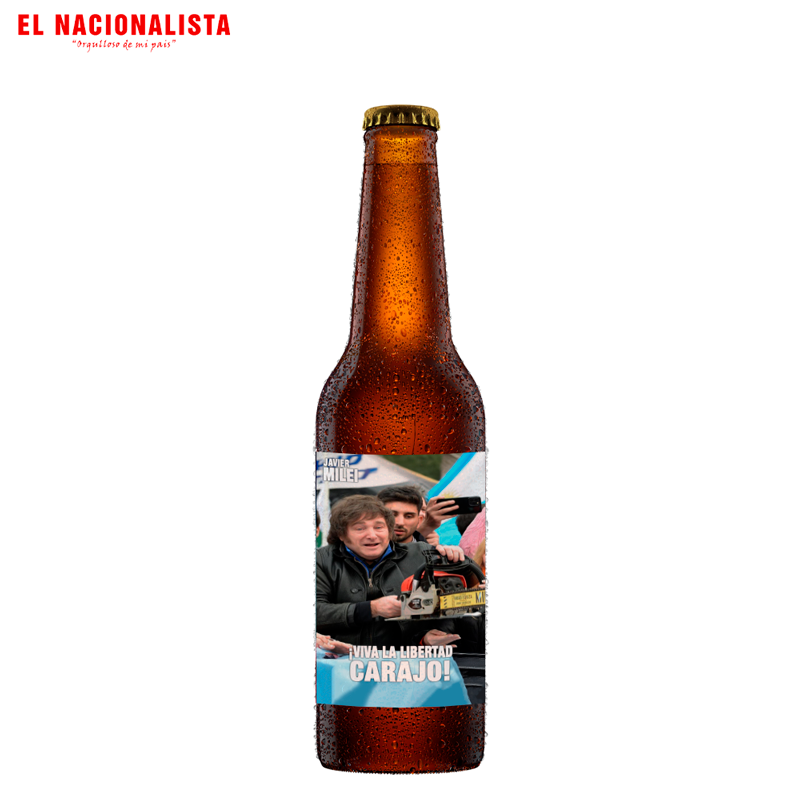 Cerveza Artesanal Javier Milei – Botella Edición Especial Viva la Libertad