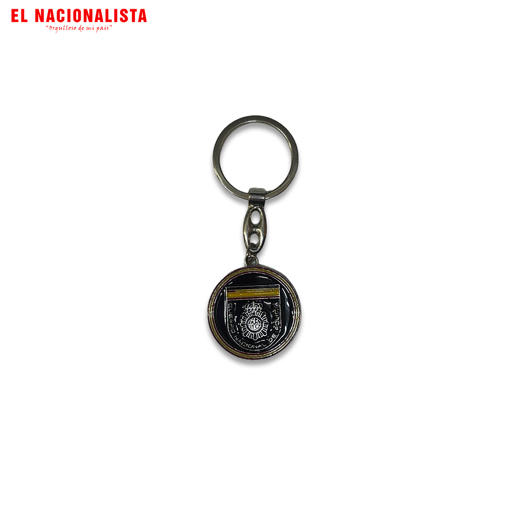 Llavero Plateado Policía Nacional – Emblema CNP