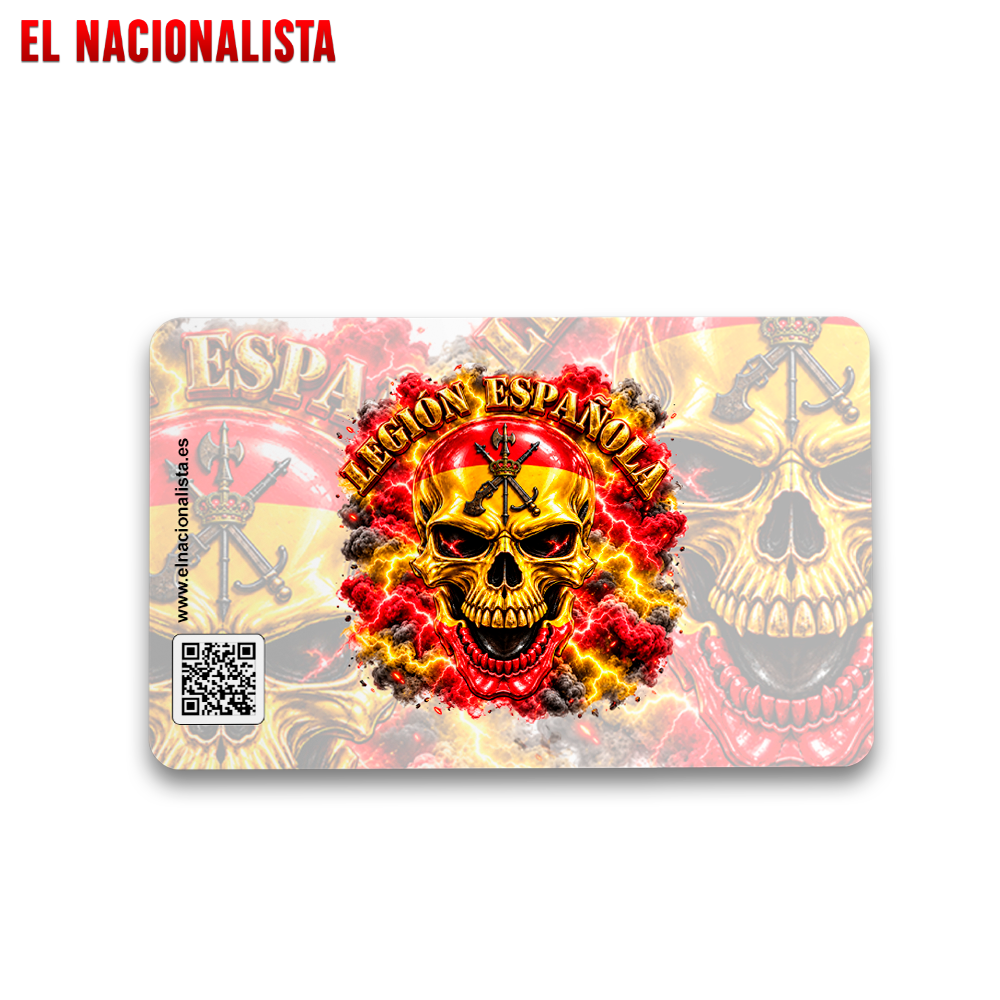 Imán Legión Española Calavera Versión 2