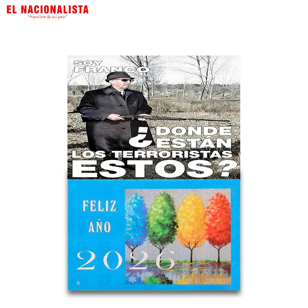 Calendario Soy Franco donde están los Terroristas – Tu Año con Estilo Soy Franco donde están los Terroristas