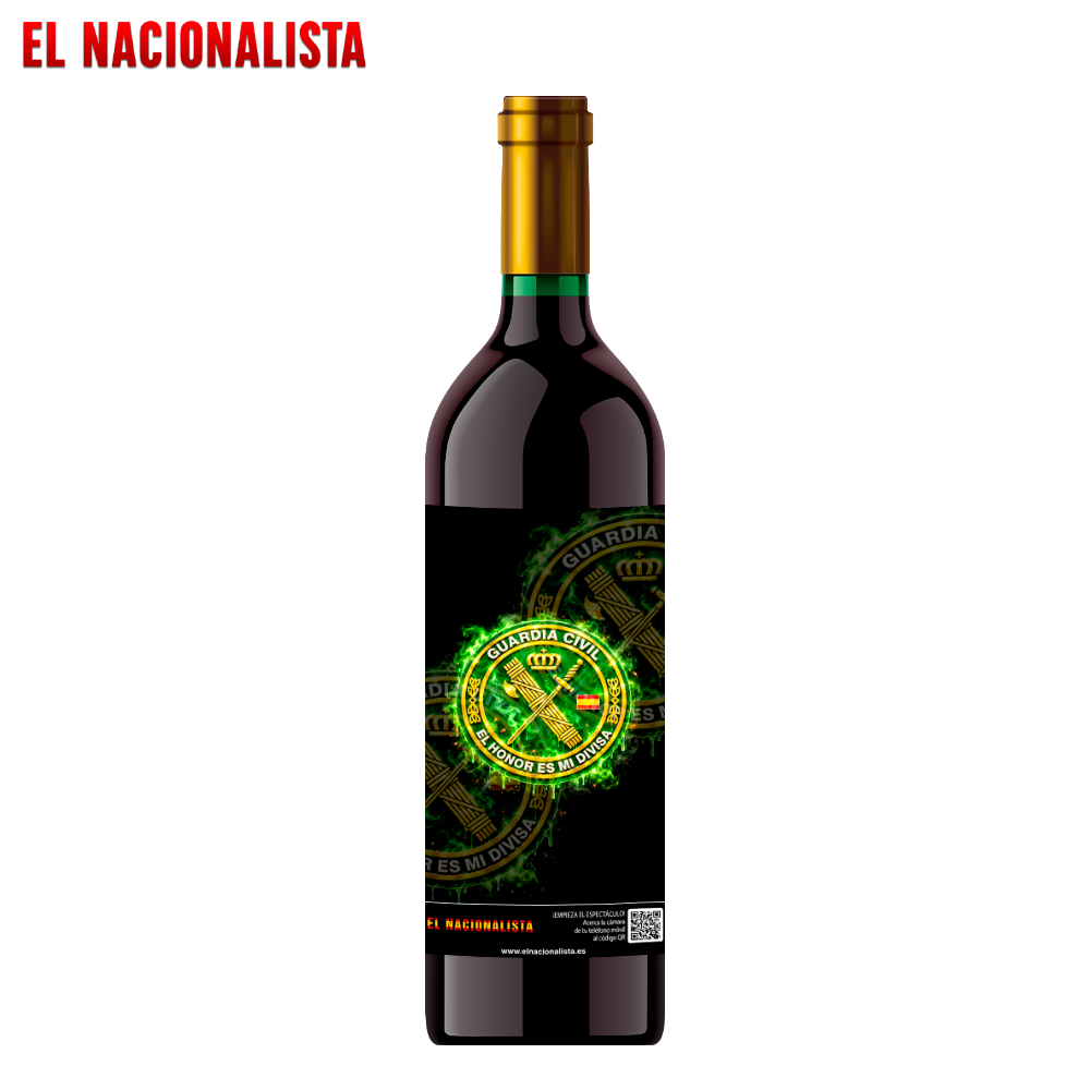 Vino Tinto Guardia Civil El Honor es mi Divisa – Edición Especial El Nacionalista