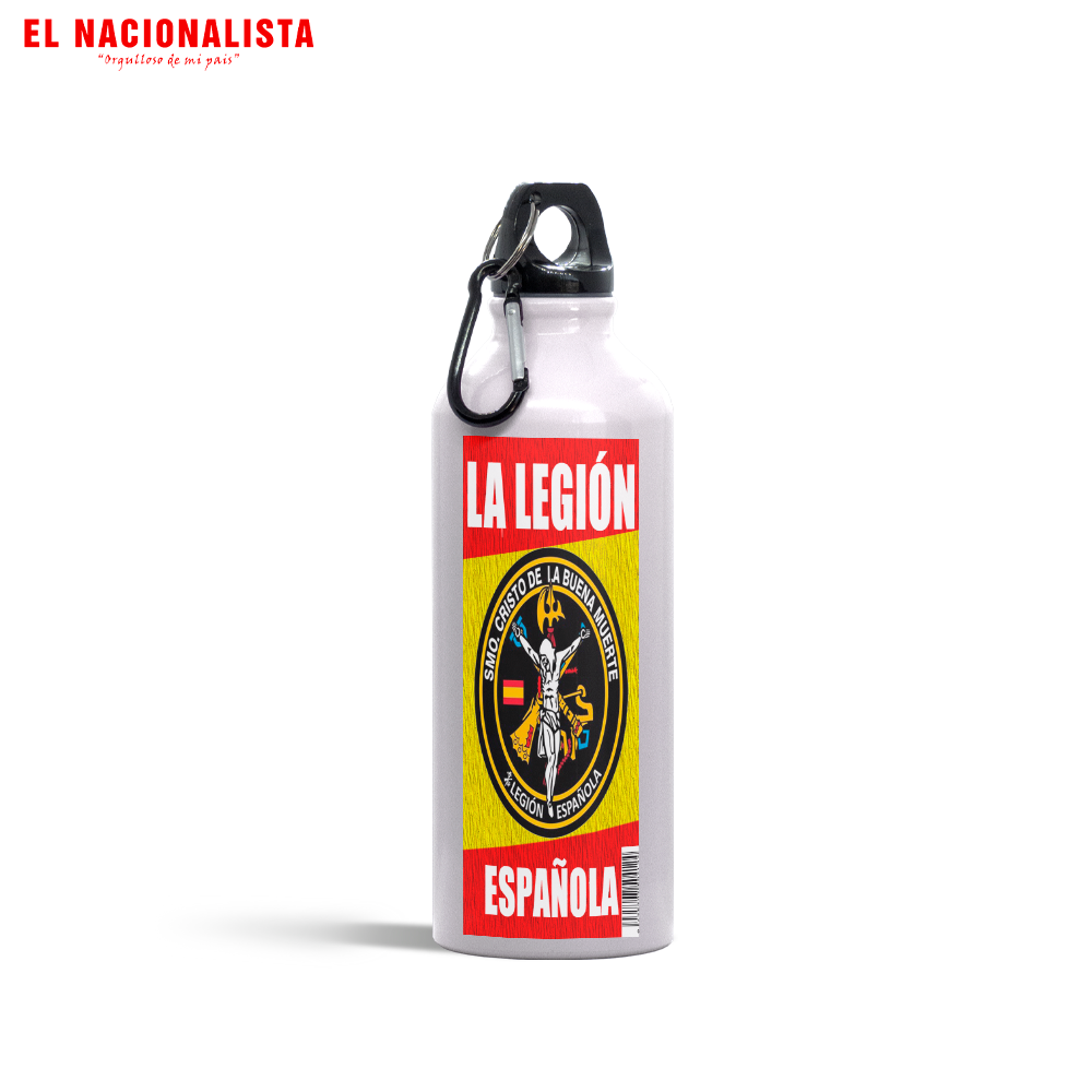 Cantimplora de Aluminio Cristo de la Buena Muerte – Botella Deportiva con Imagen del Cristo de la Buena Muerte