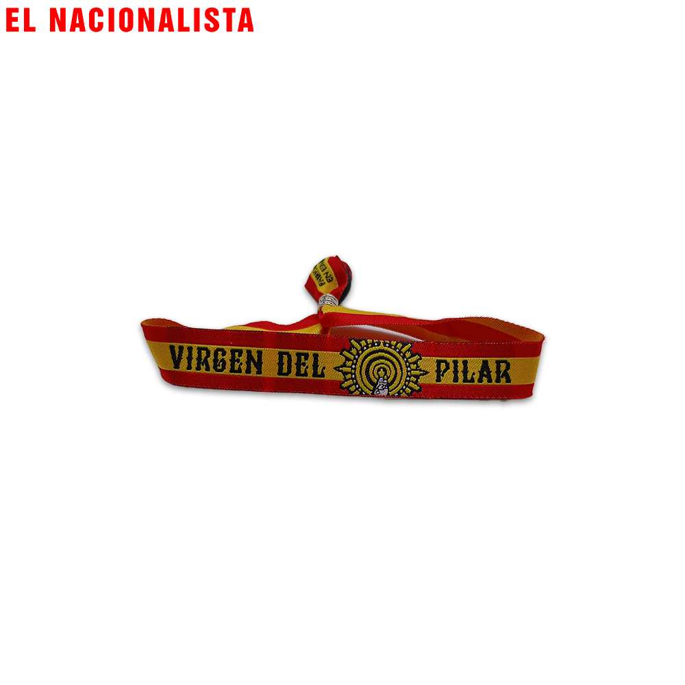 Pulsera Virgen del Pilar – Bandera España Grande
