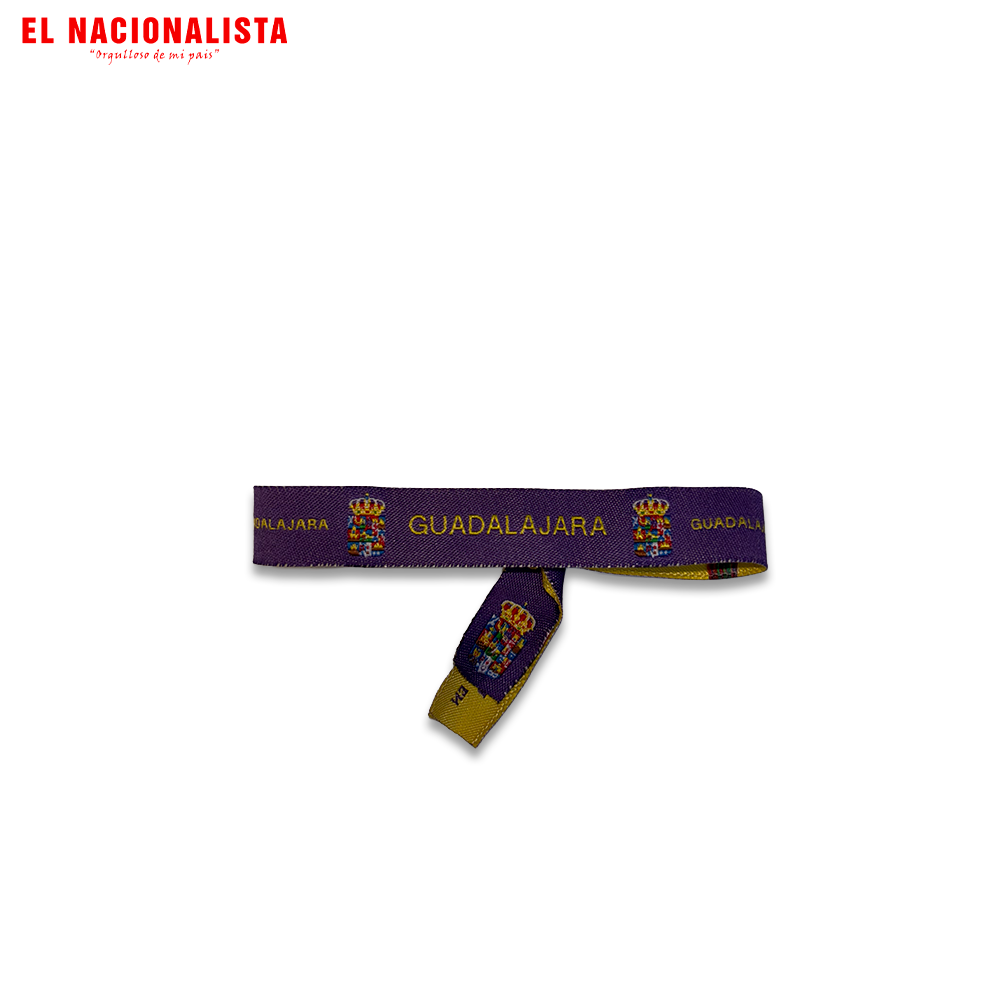 Pulsera Guadalajara Escudo – Morada con Escudo