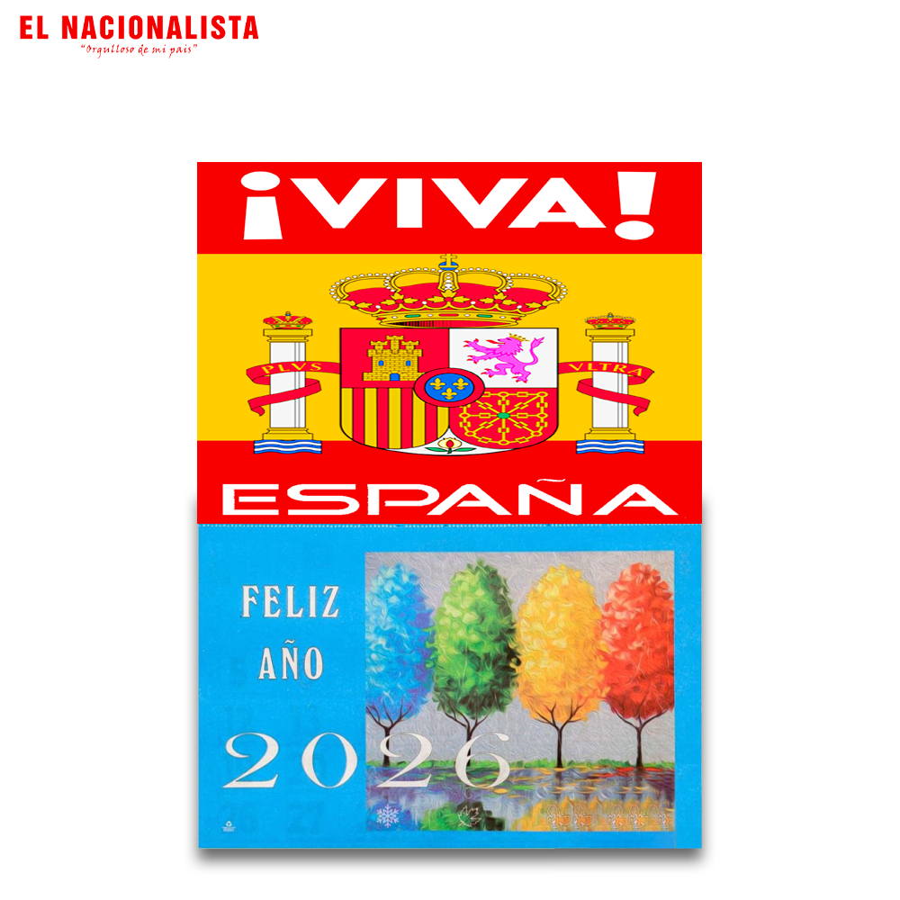 Calendario Viva España bandera – Tu Año con Estilo Viva España bandera