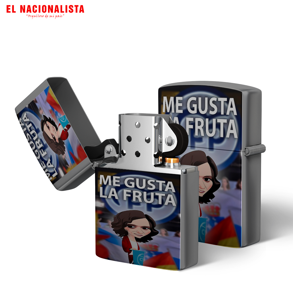 Encendedor Tipo Zippo Me gusta la Fruta – Mechero Recargable Me gusta la Fruta