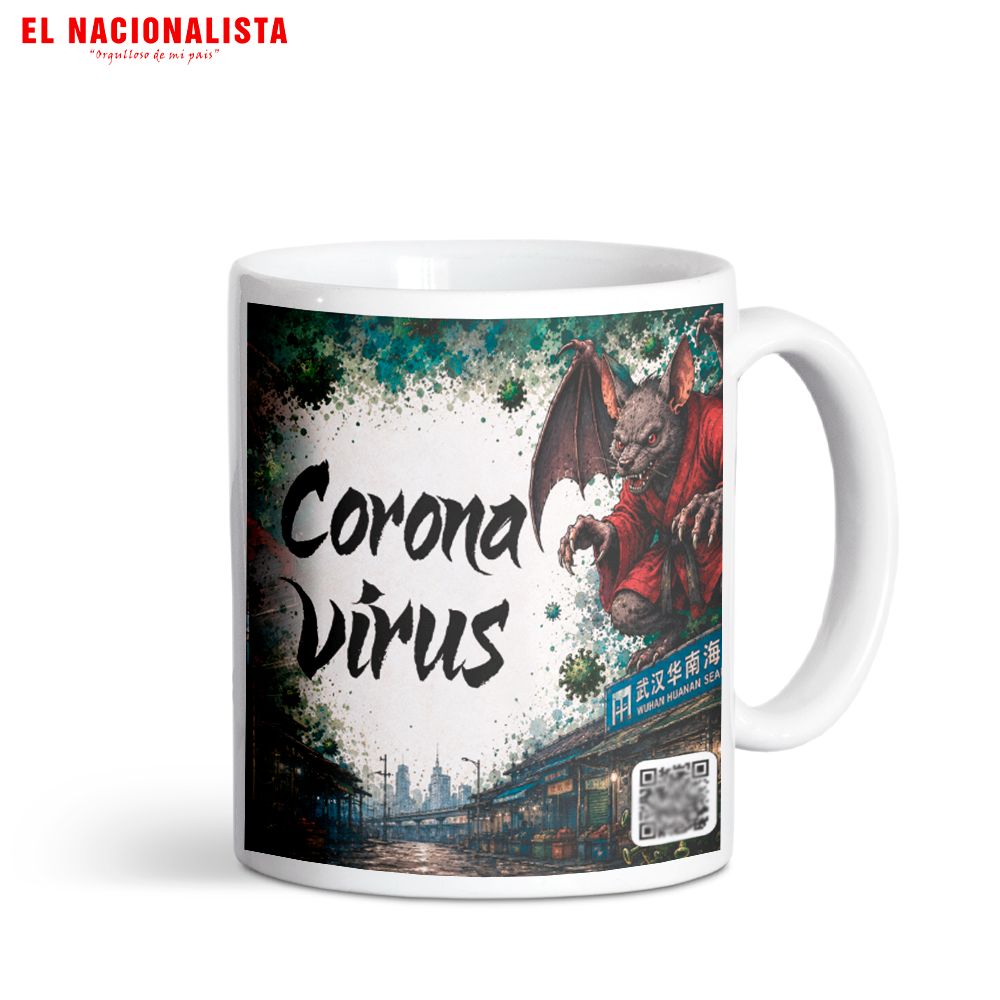 Taza de Cerámica Coronavirus – Mug con texto "Coronavirus"
