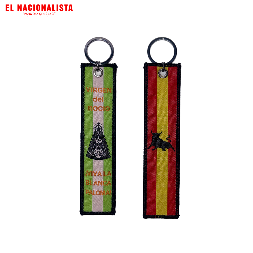 Llavero Largo Virgen del Rocío – Viva la Blanca Paloma