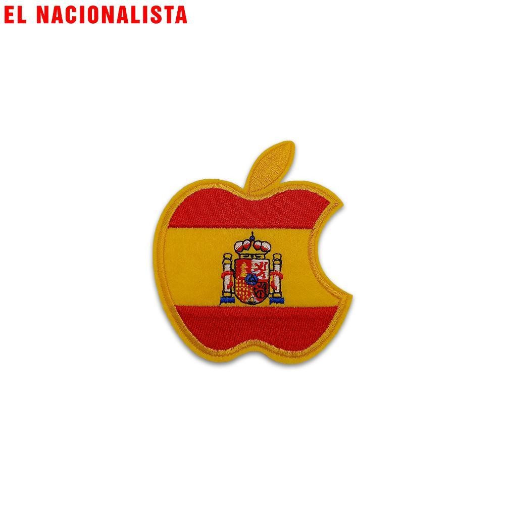 Parche Térmico Manzana España – Bandera con Escudo