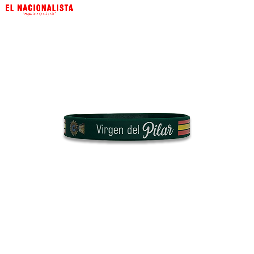 Pulsera Elástica de Plástico Virgen del Pilar