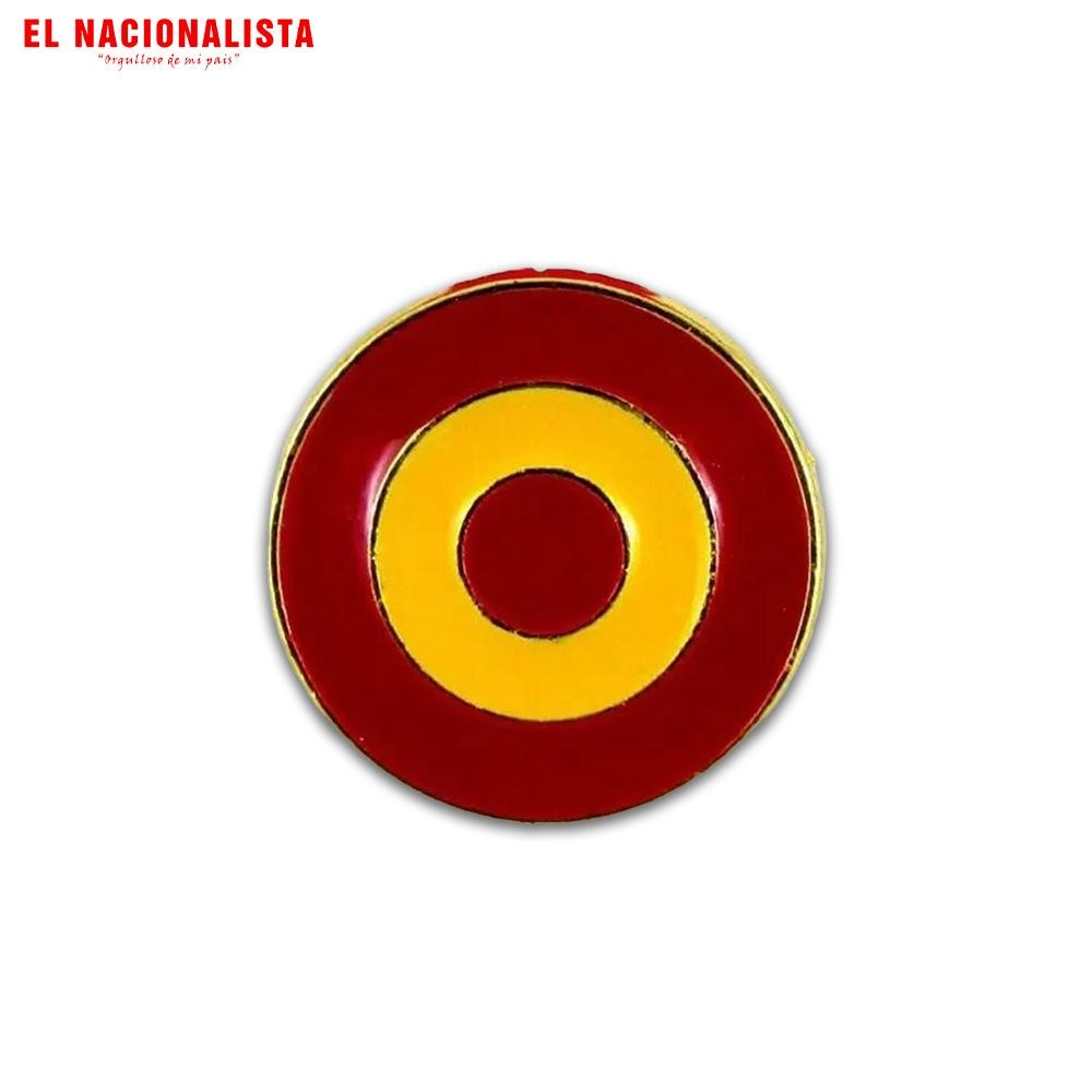 Pin Escarapela España – Diana Rojo y Amarillo