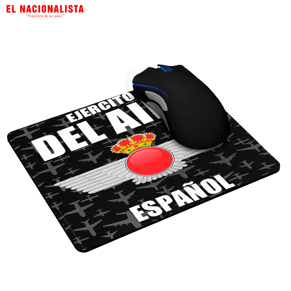 Alfombrilla para Ratón Ejército del Aire Español – Alfombrilla de Escritorio con Emblema del Ejército del Aire