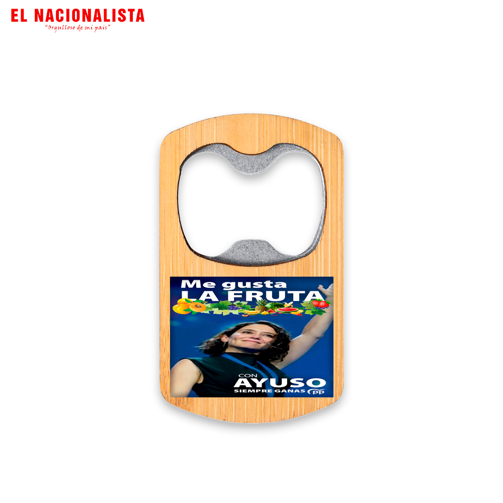 Abridor de Botellas Ayuso – Abre Cervezas Me Gusta la Fruta