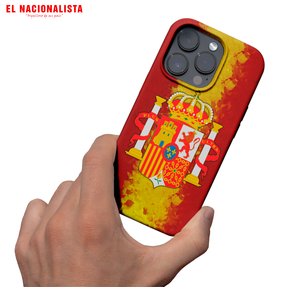 Funda de Móvil Escudo con bandera españa – Protección con Estilo Escudo con bandera españa
