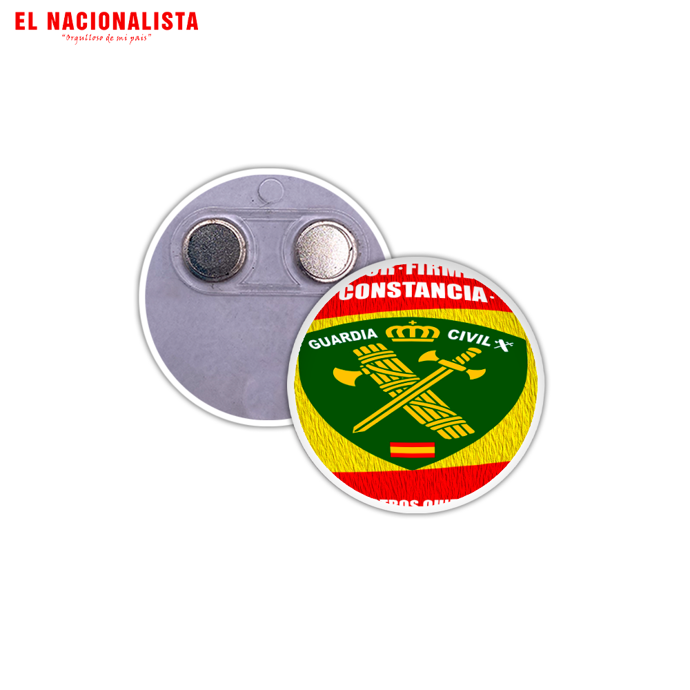 Imán Redondo para Nevera Guardia Civil – Souvenir Magnético Guardia Civil