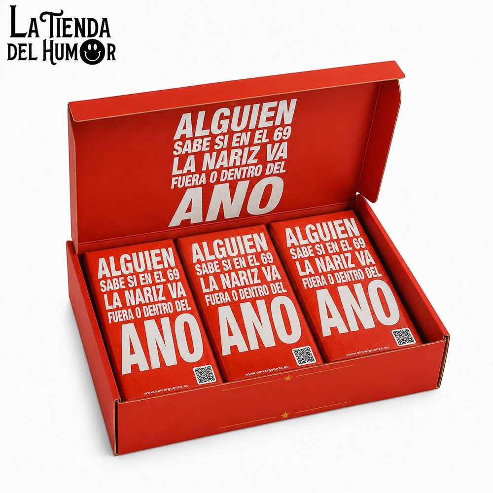 Expositor Caja 20 Chocolates Humor