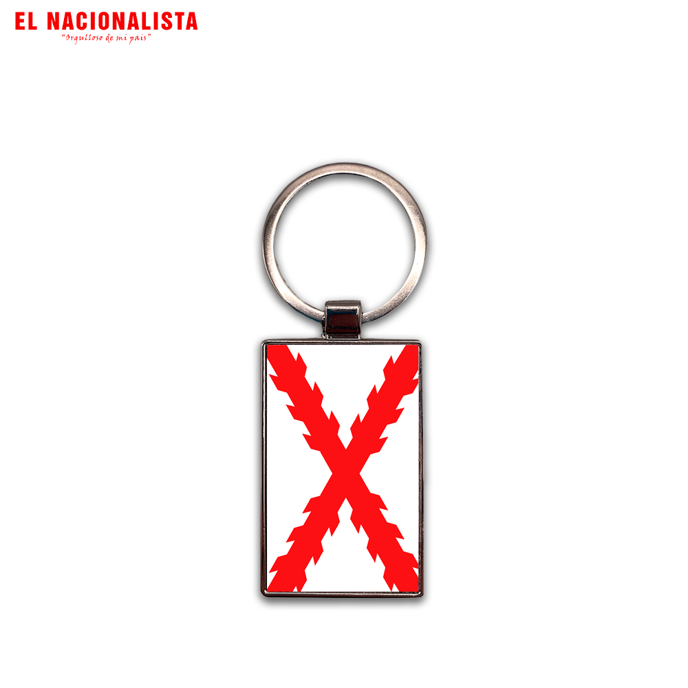 Llavero Rectangular Metálico Soy Facha – Accesorio Orgulloso de mi País