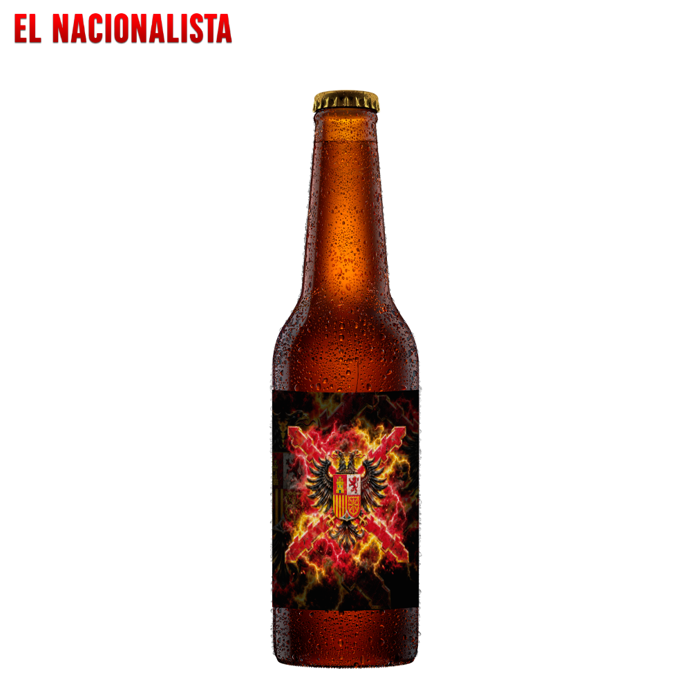 Cerveza Águila Bicéfala con Cruz de Borgoña