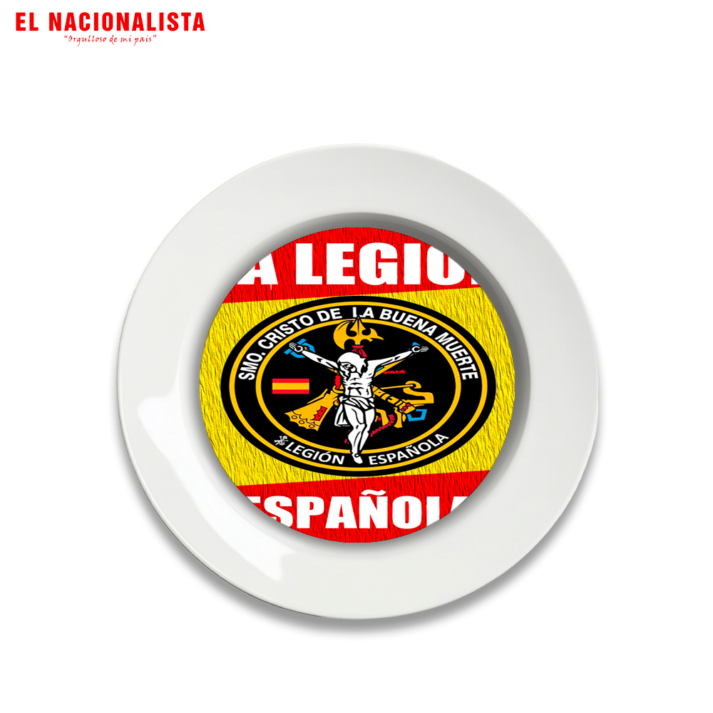 Plato Decorativo Cristo de la Buena Muerte – Plato de Cerámica con Imagen del Cristo de la Buena Muerte