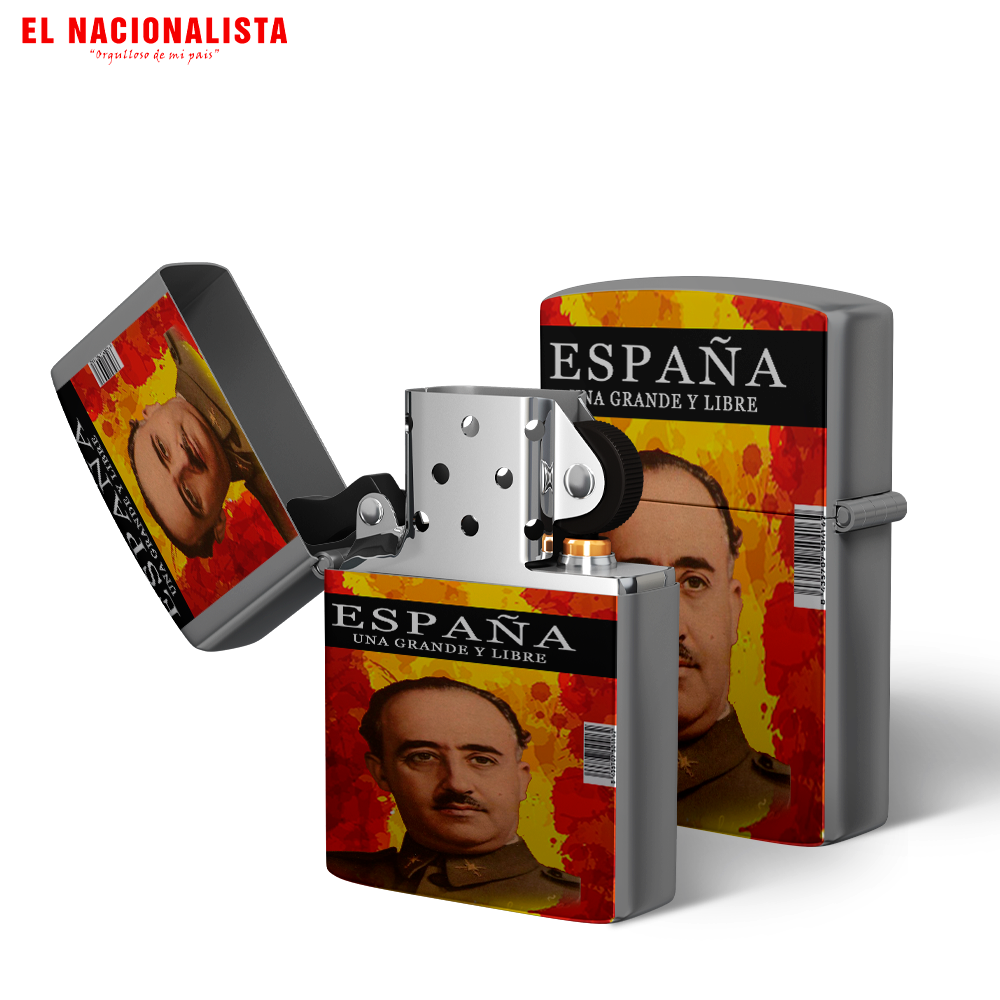 Mechero Zippo España Grande y Libre Franco – Llama con Carácter España Grande y Libre Franco