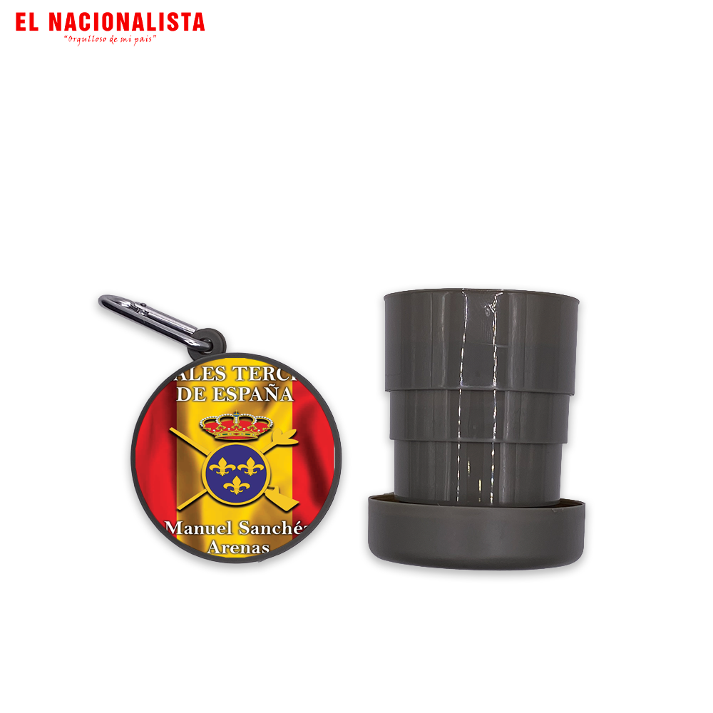 Vaso Plegable Portátil Tercios de España – Copa de Viaje Tercios de España