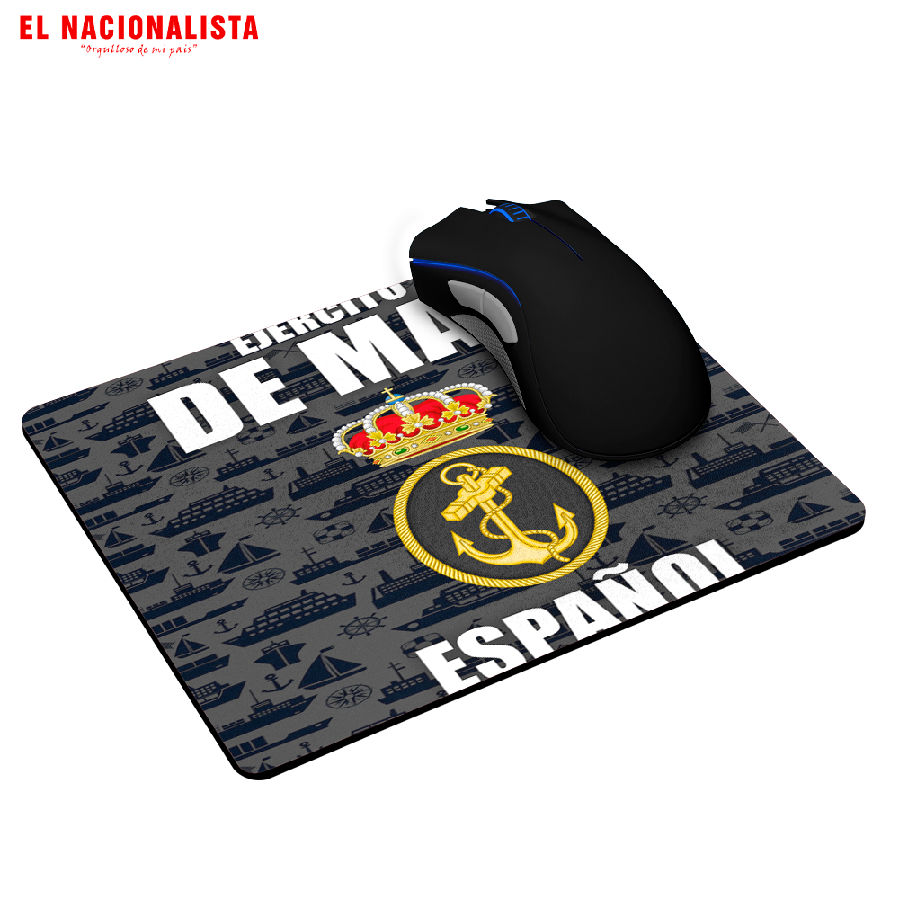 Alfombrilla para Ratón Ejército de Mar Español – Alfombrilla de Escritorio con Emblema del Ejército de Mar