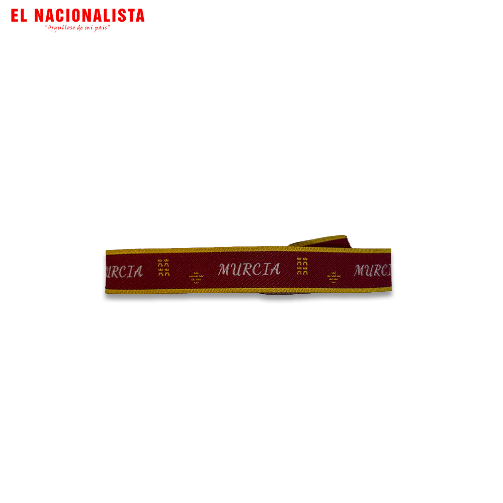 Pulsera Murcia Escudo – Granate con Corona