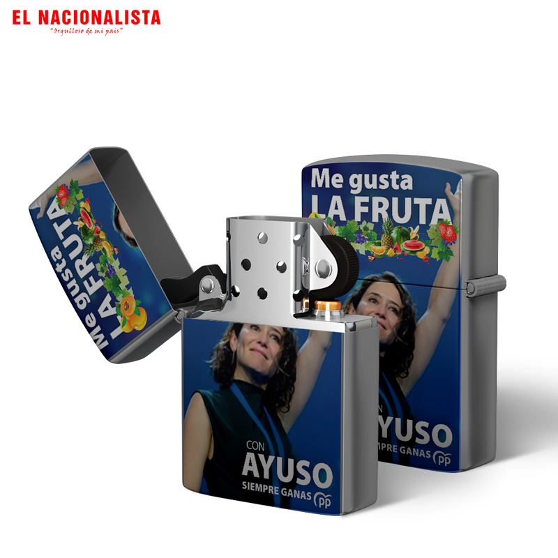 Encendedor Tipo Zippo Ayuso – Mechero de Colección Me Gusta la Fruta